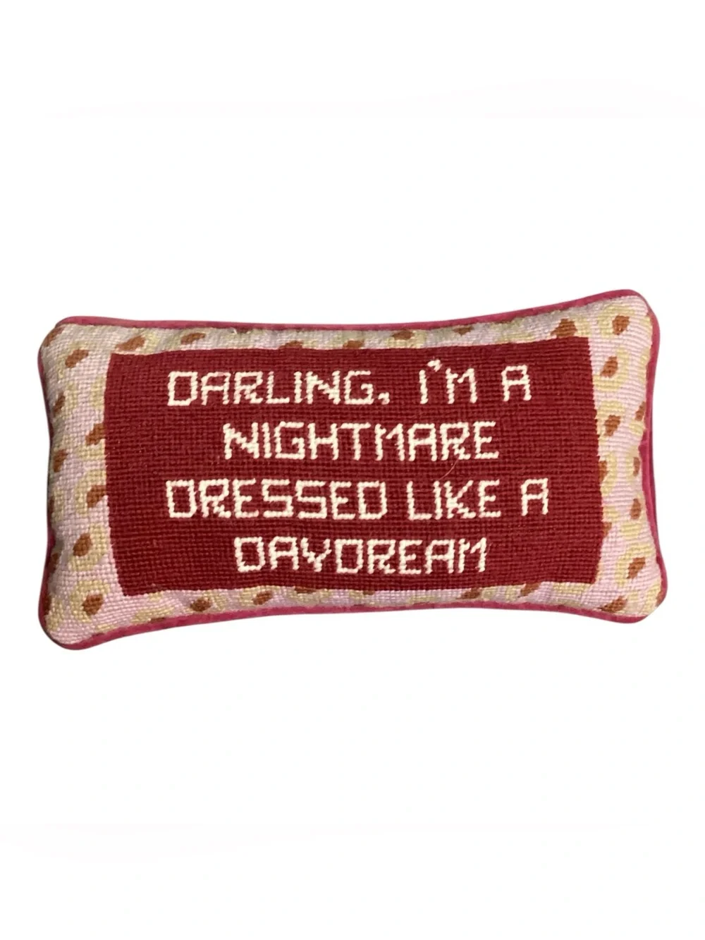 Dressed Like A Daydream Needlepoint Pillow
